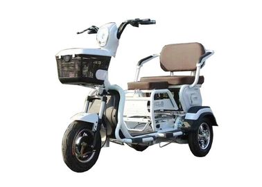 中国 20AH電池の電気3つの車輪のオートバイ、貨物モペットの白いプラスチック ボディ サプライヤー