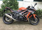 デジタルSpeedmeterオレンジ黒い通りのスポーツのオートバイのMuflerのステンレス鋼のマフラー サプライヤー