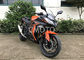 デジタルSpeedmeterオレンジ黒い通りのスポーツのオートバイのMuflerのステンレス鋼のマフラー サプライヤー
